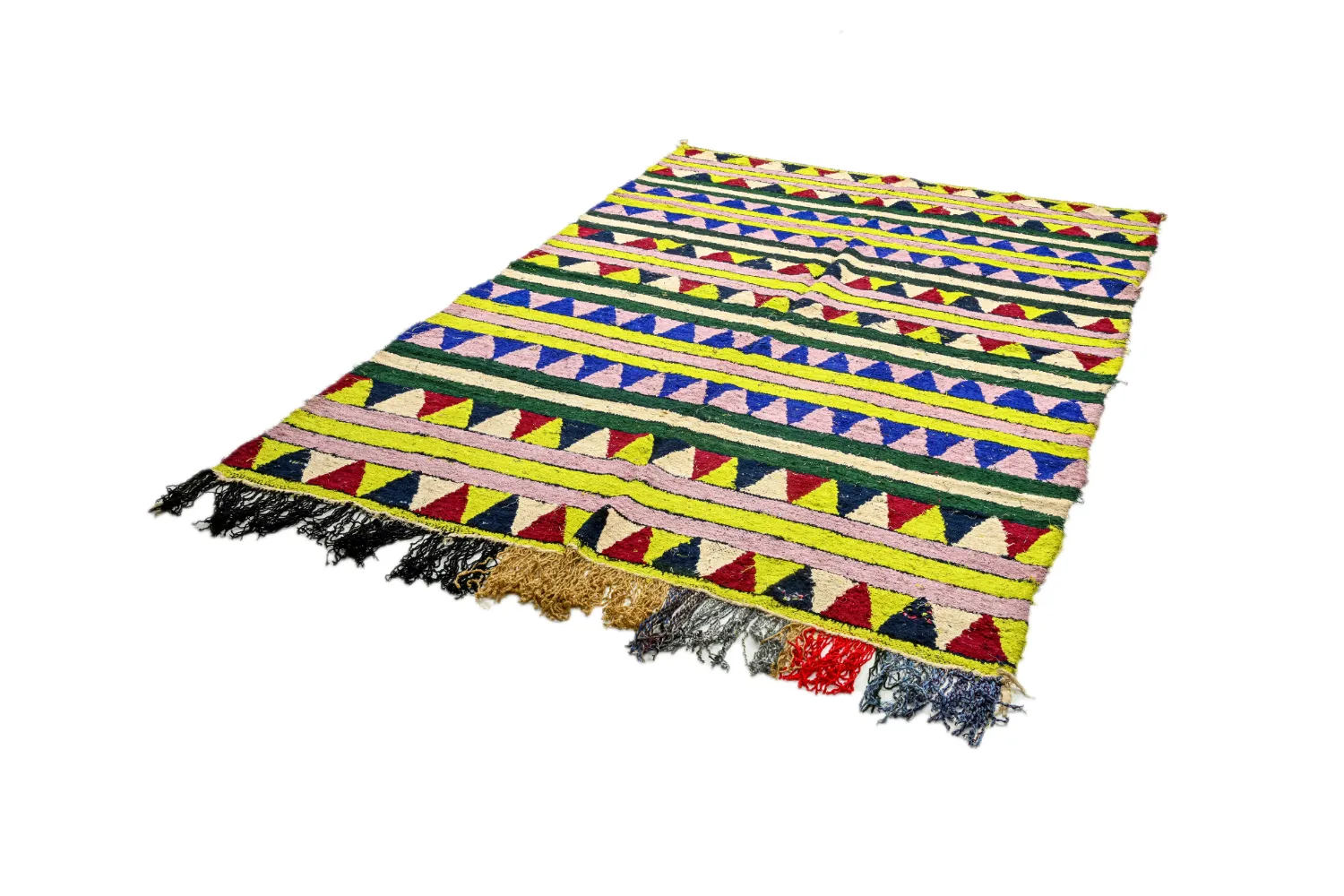 Moroccan Berber rug Boucherouite 170 x 255 cm