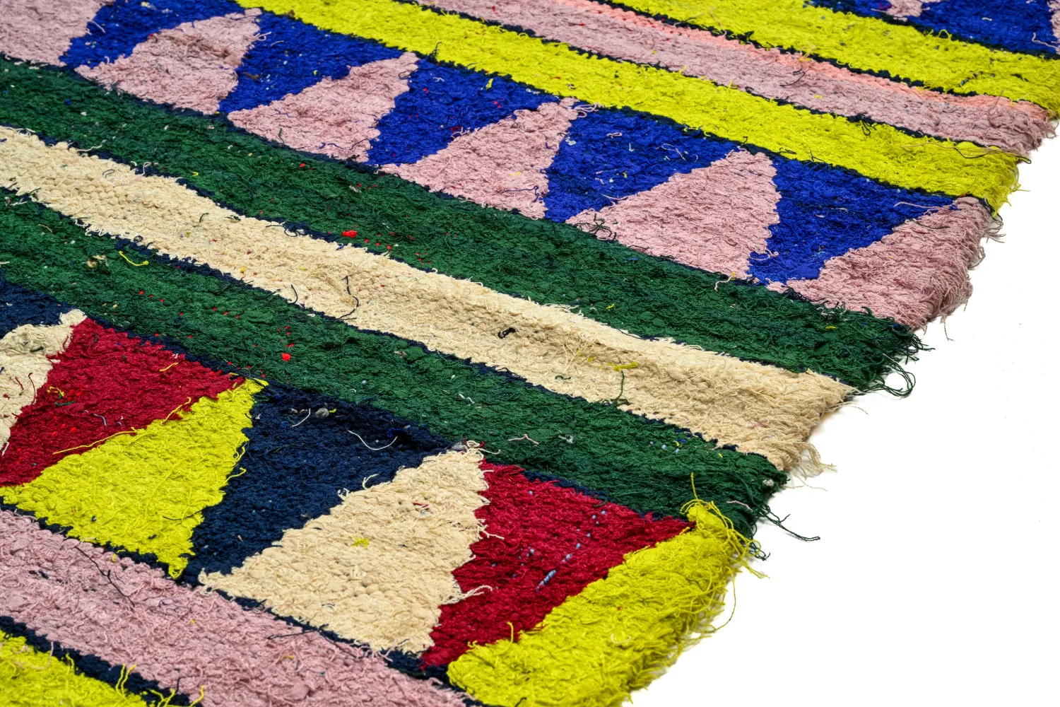Moroccan Berber rug Boucherouite 170 x 255 cm