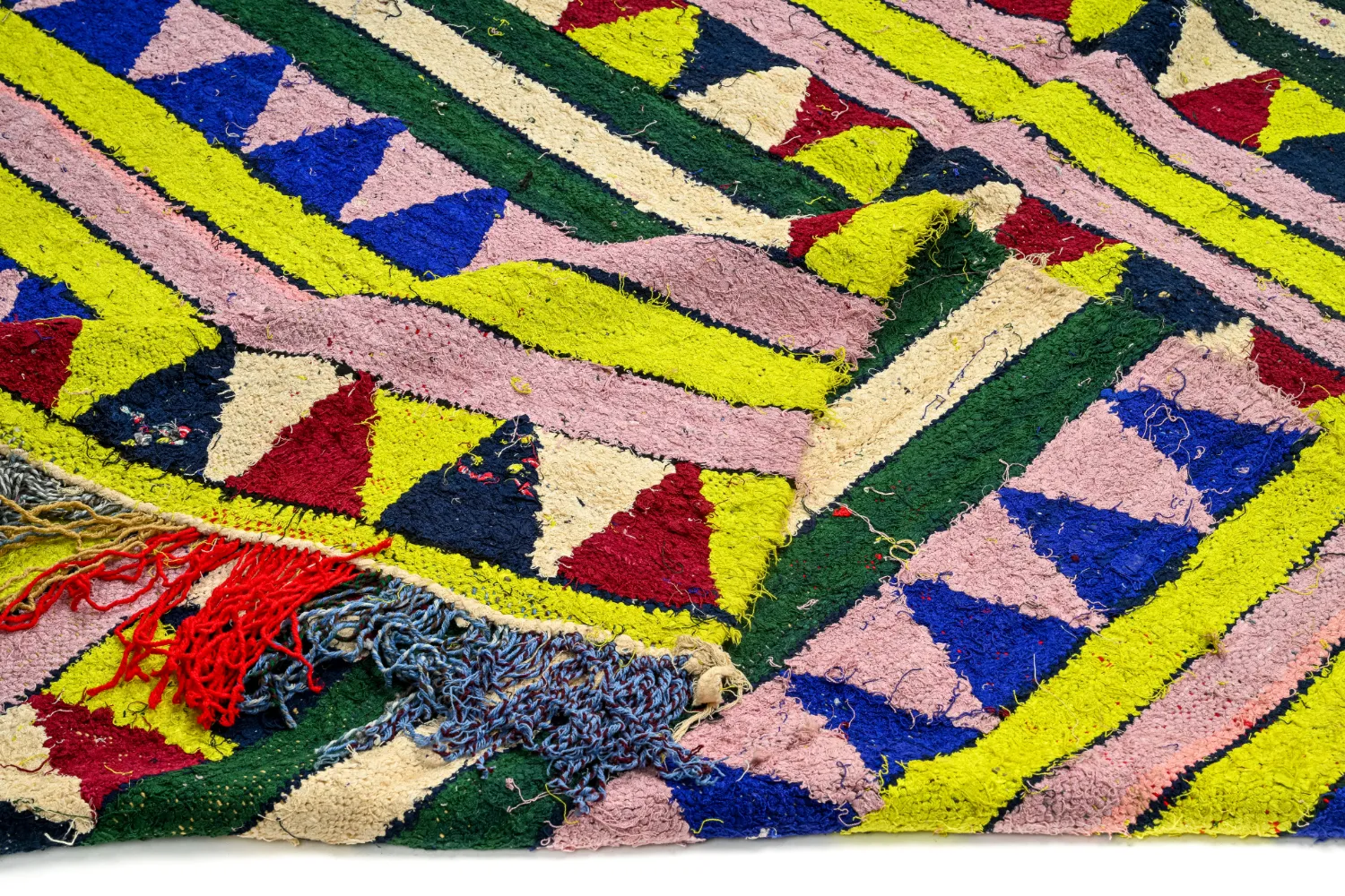 Moroccan Berber rug Boucherouite 170 x 255 cm