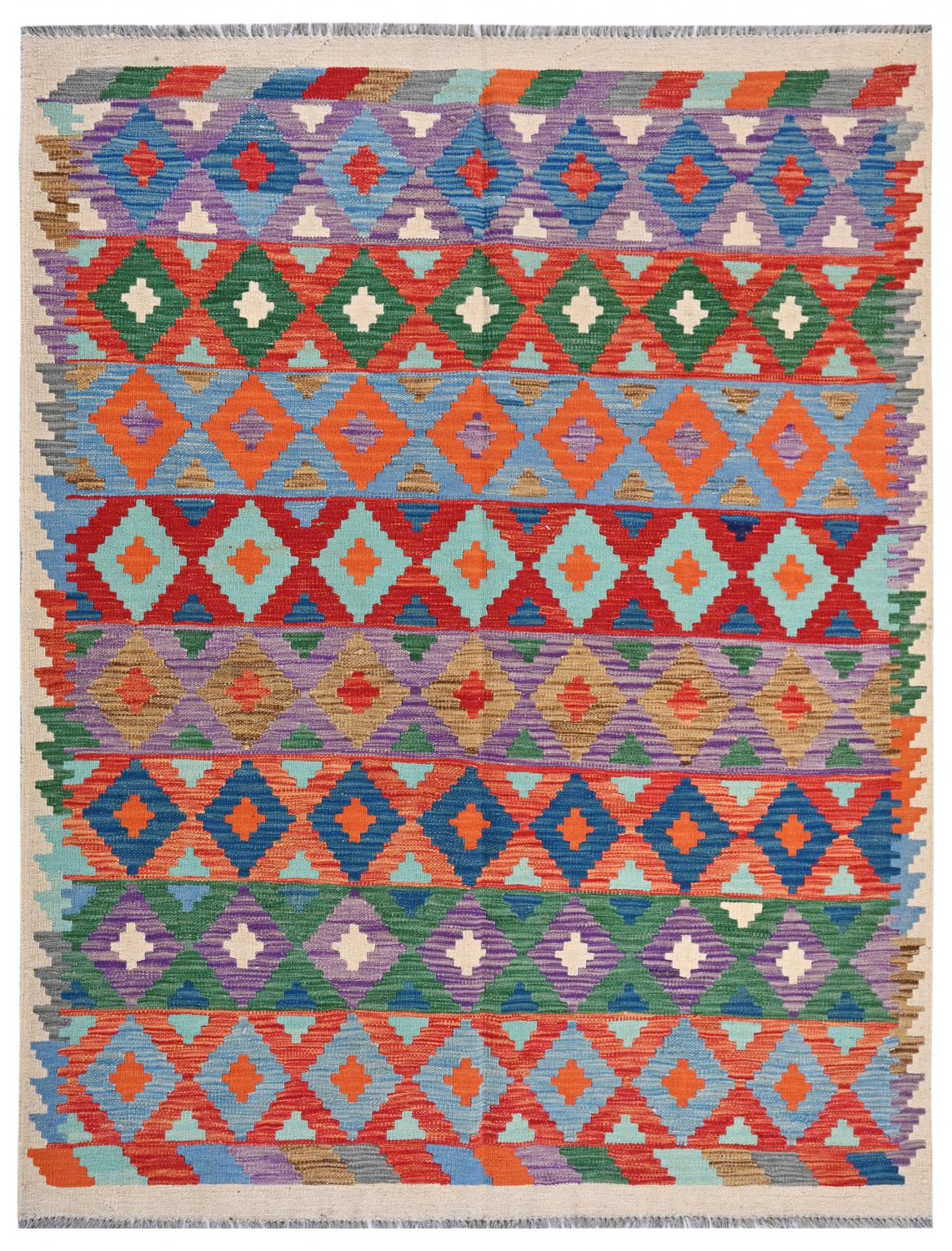 Kilim rug Afghan 192 x 150 cm