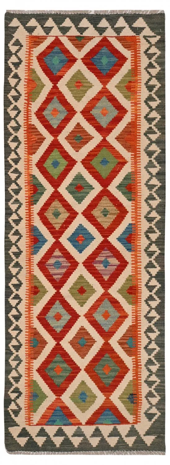 Oriental kilim rug 199 x 74 cm