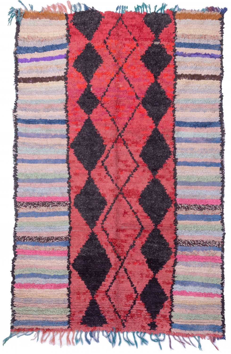 Moroccan Berber rug Boucherouite 230 x 155 cm