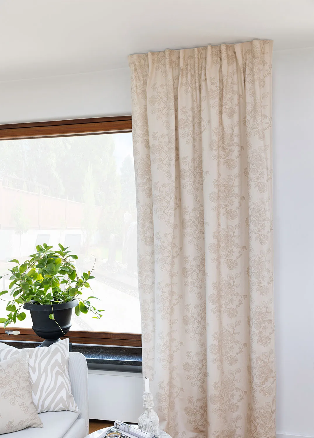 Curtains - Cotton curtain Minna (beige)