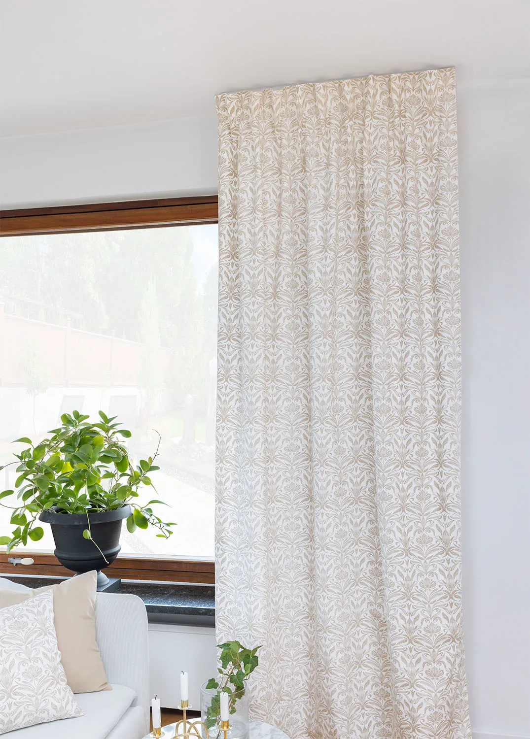 Curtains - Cotton curtain Viola (beige)