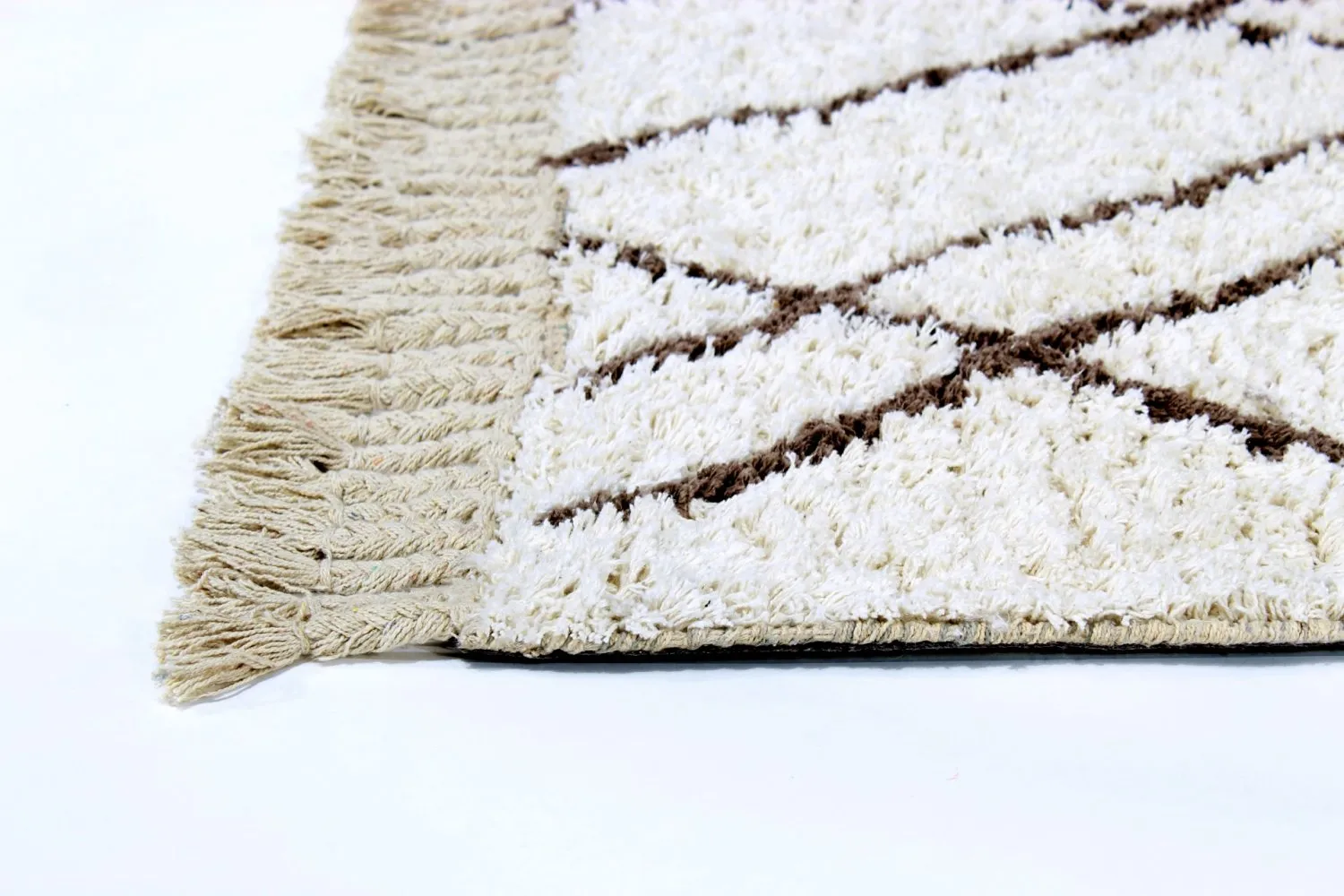 Cotton rug - Akira (white)