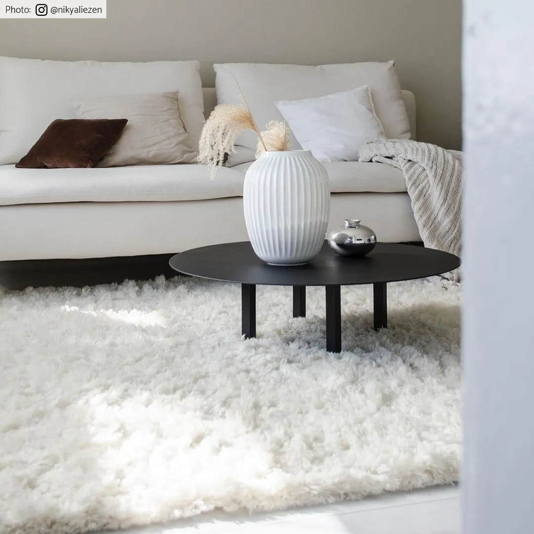 Wool rug - Aliste Wool Shaggy (snow white)