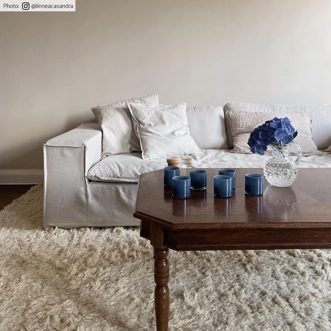 Wool rug - Aliste Wool Shaggy (alabaster gleam)