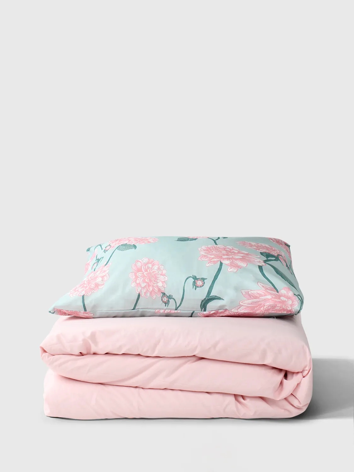 Bedset - Alyssa (green/pink)