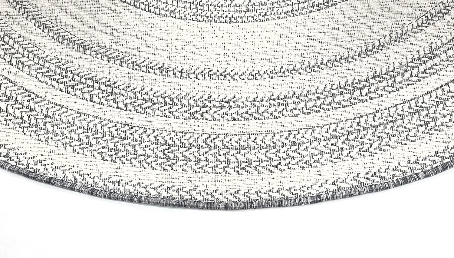 Round rug - Indoor/Outdoor Angus (grey)