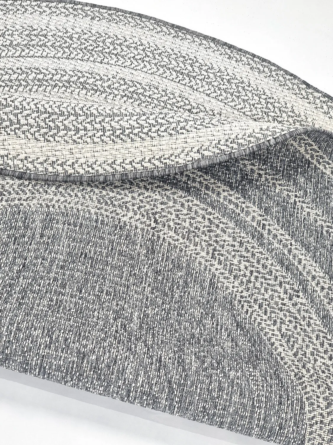 Round rug - Indoor/Outdoor Angus (grey)