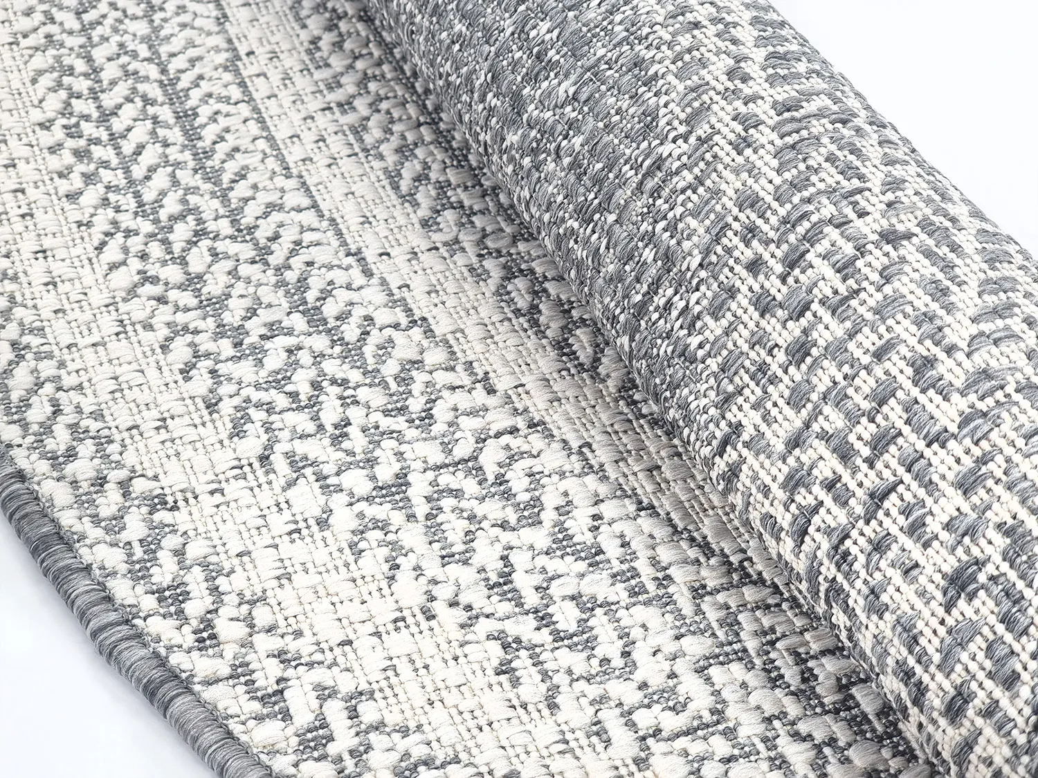 Round rug - Indoor/Outdoor Angus (grey)