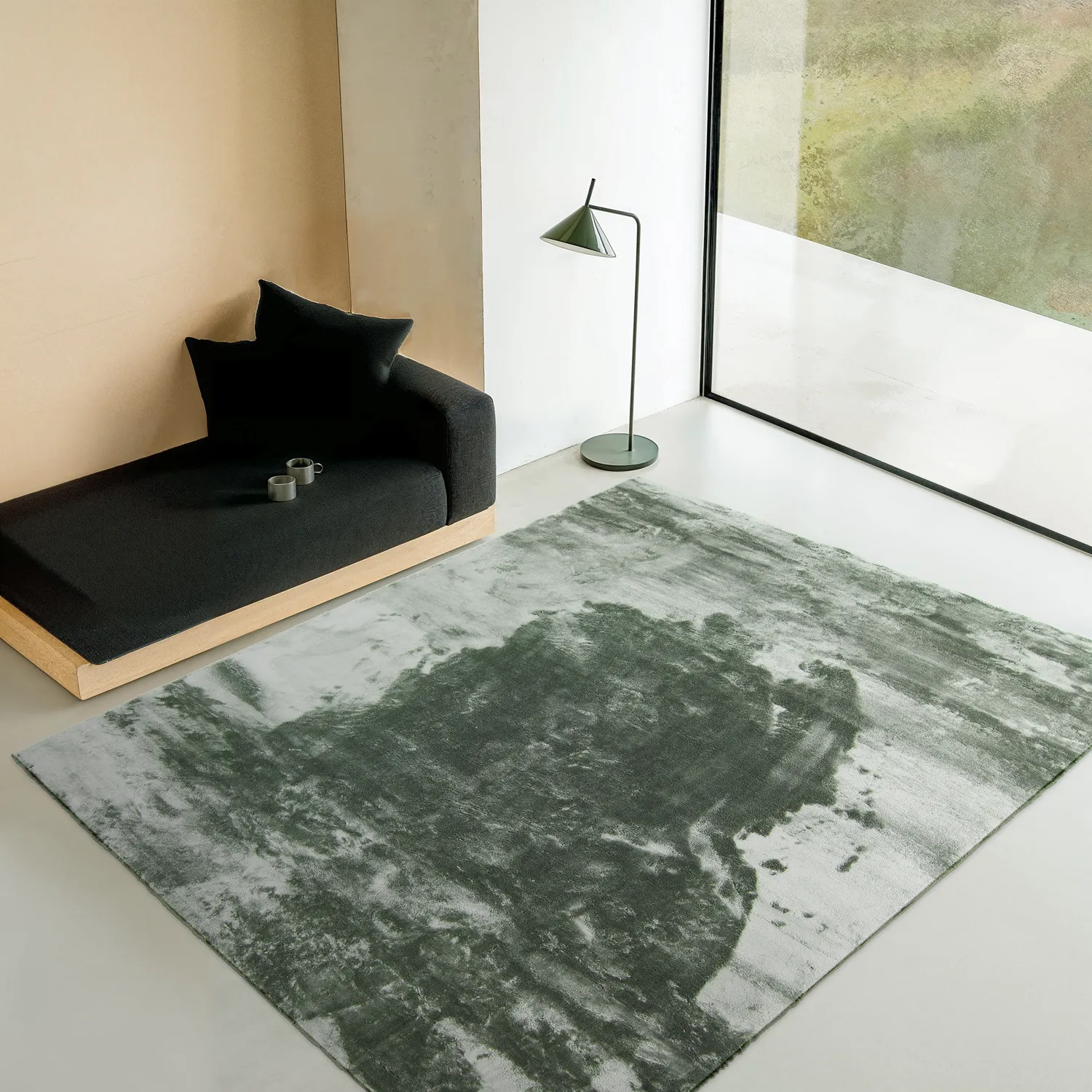 Shaggy rugs - Aranga Super Soft Fur (green)