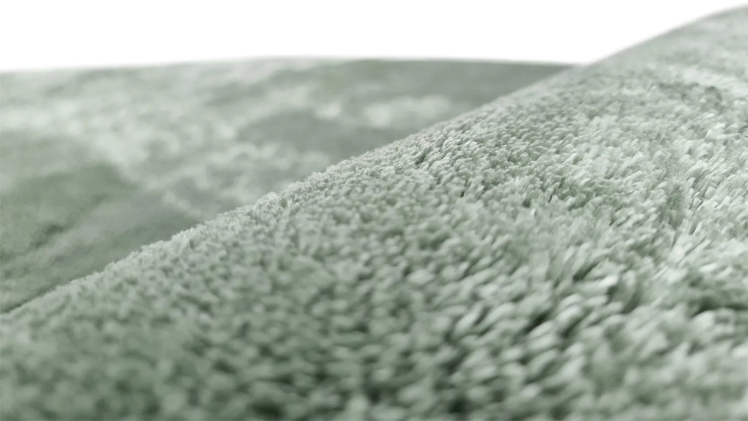 Round rugs - Aranga Super Soft Fur (green)