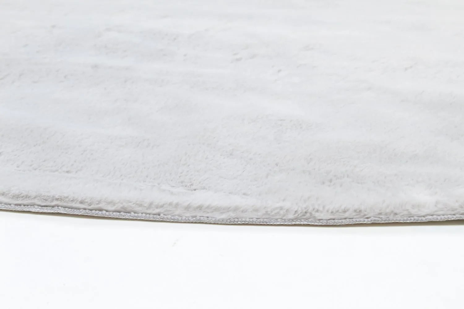 Round rugs - Aranga Super Soft Fur (grey)