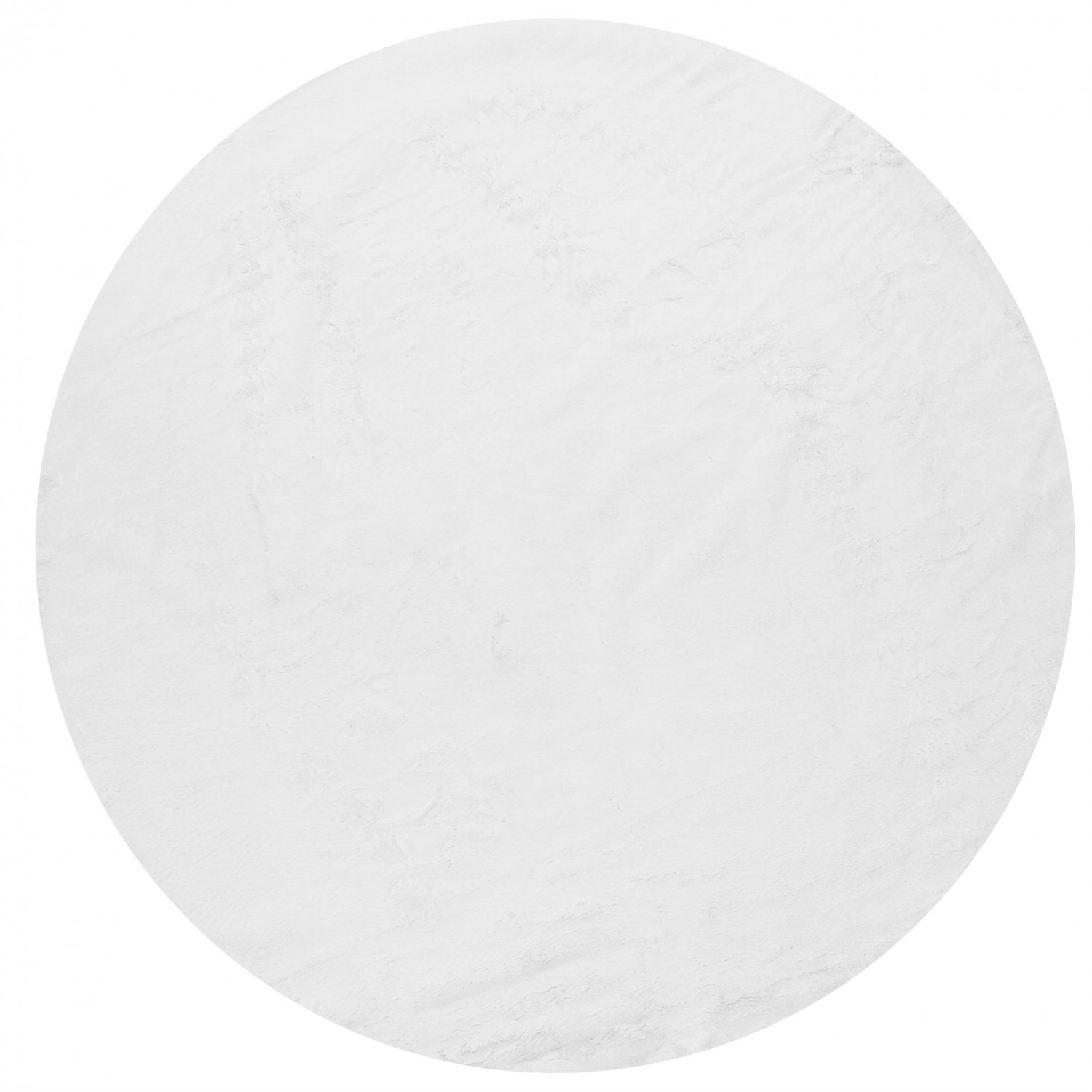 Round rugs - Aranga Super Soft Fur (white)