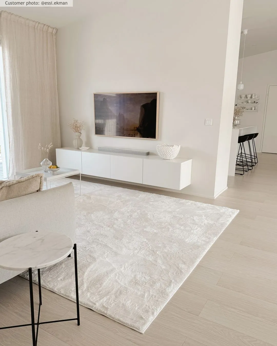 Shaggy rugs - Aranga Super Soft Fur (white)