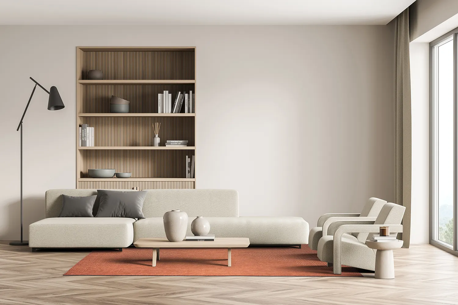 Indoor/Outdoor rug - Arlo (orange)