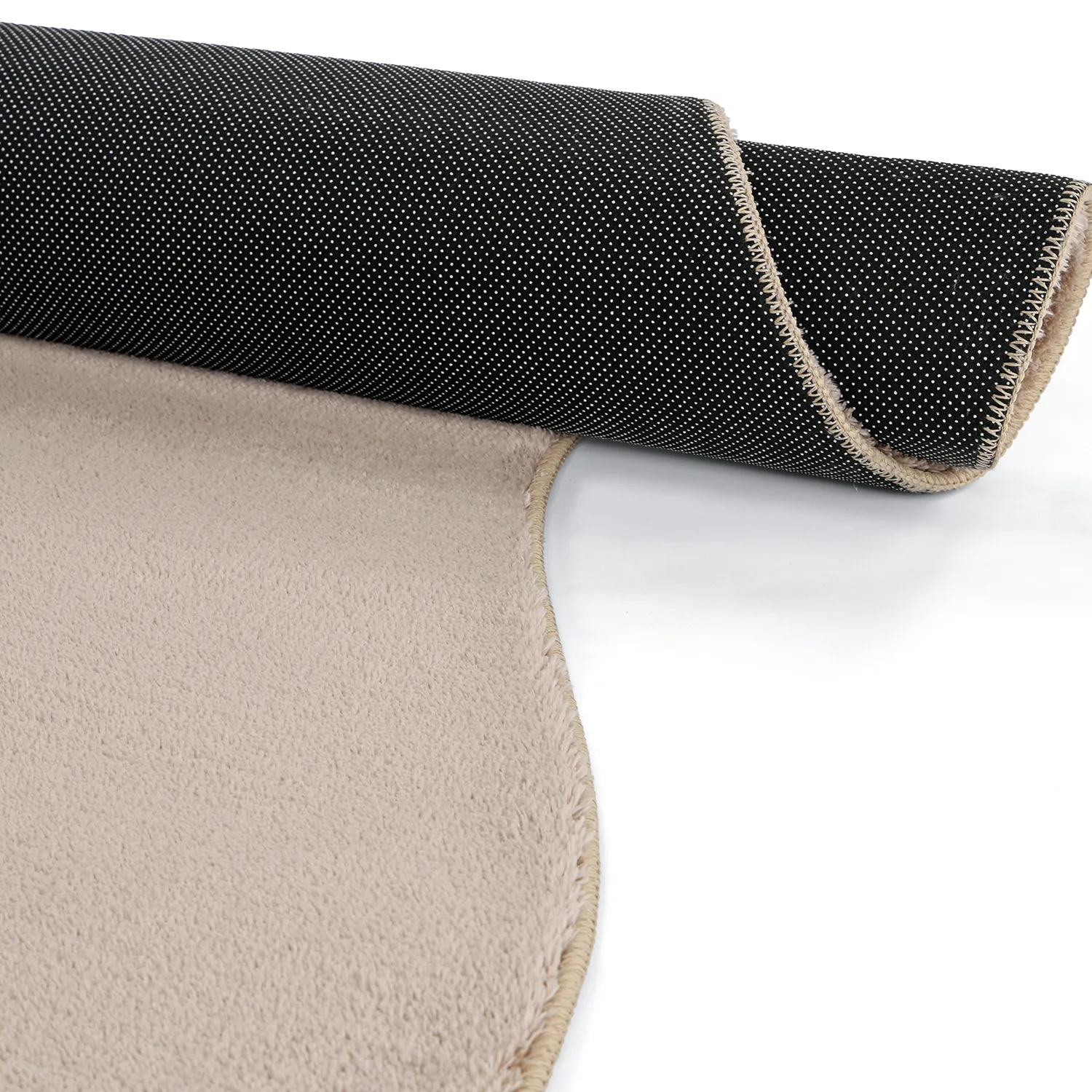 Asymmetric Wavy Shaggy Rug - Aranga Super Soft Fur (brown)
