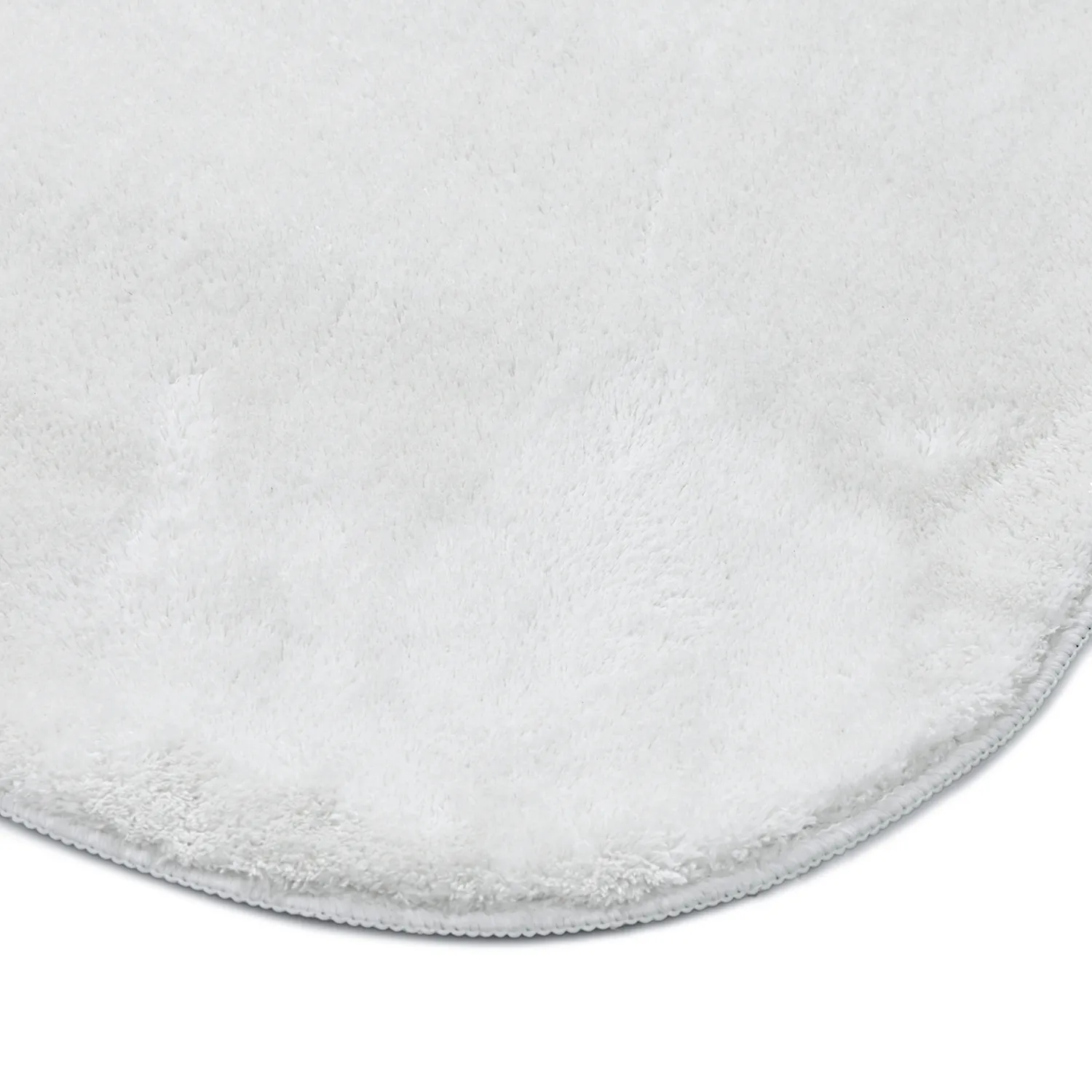 Asymmetric Wavy Shaggy Rug - Aranga Super Soft Fur (white)