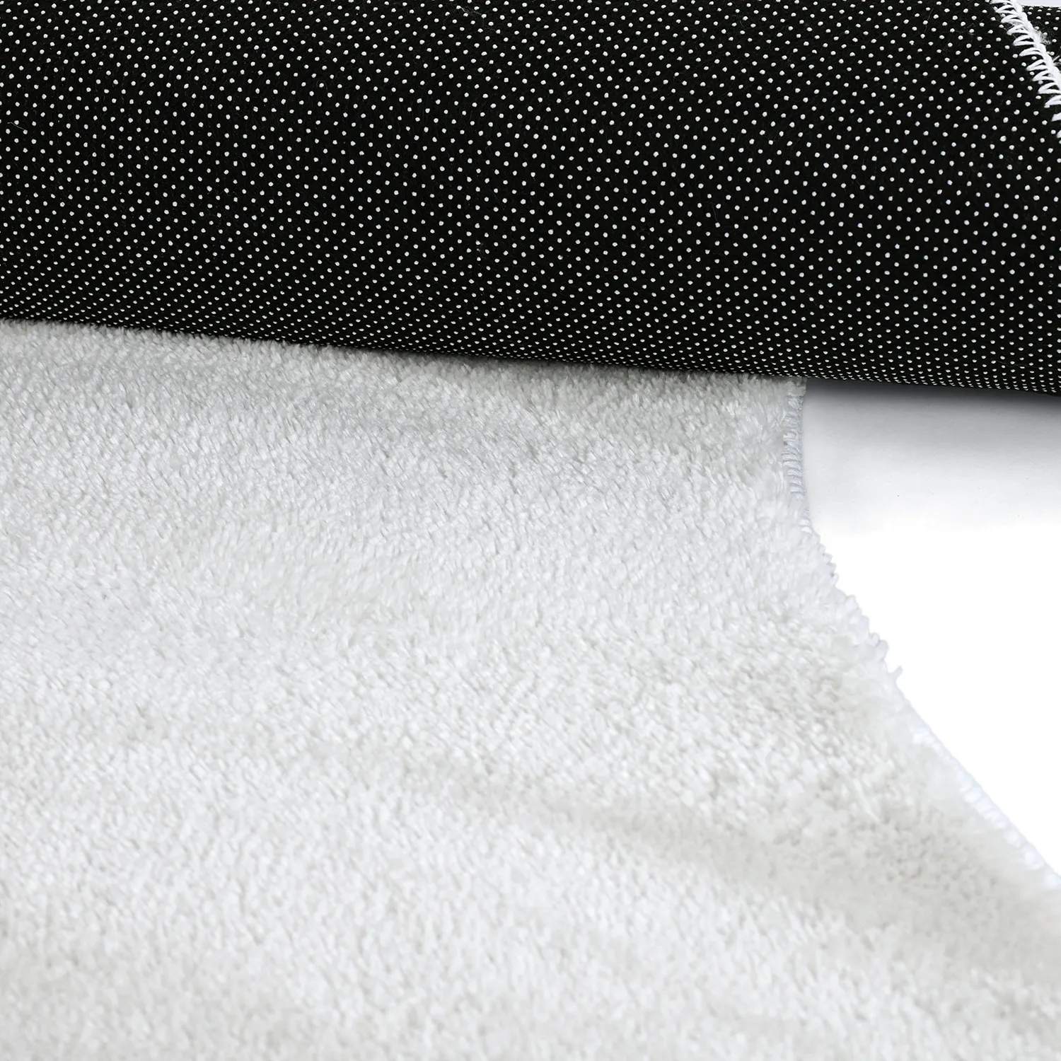 Asymmetric Wavy Shaggy Rug - Aranga Super Soft Fur (white)