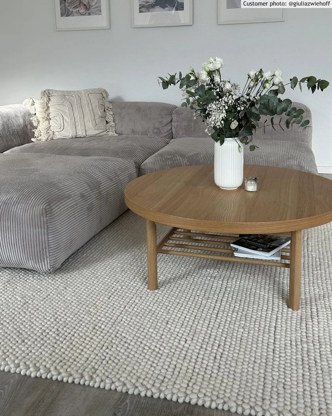 Wool rug - Avafors Wool Bubble (beige)
