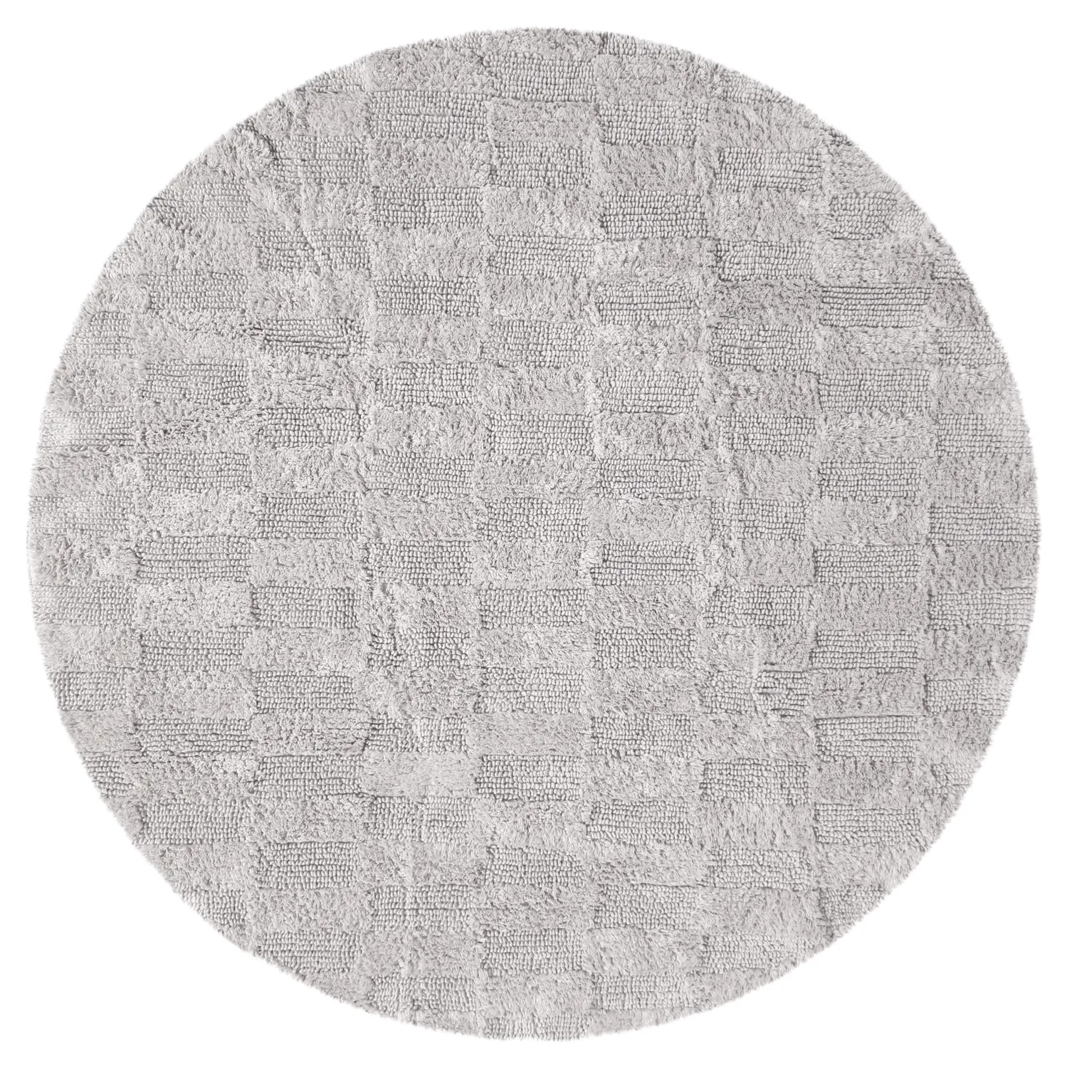 Round bath mat - Bevin (light gray)