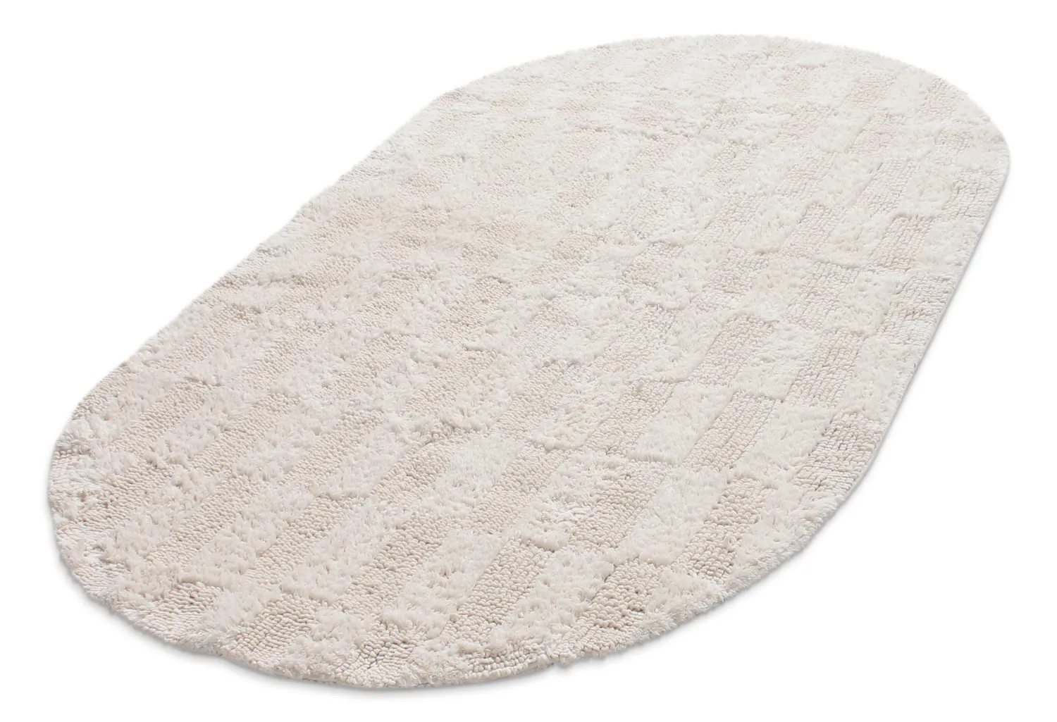 Oval bath mat - Bevin (offwhite)