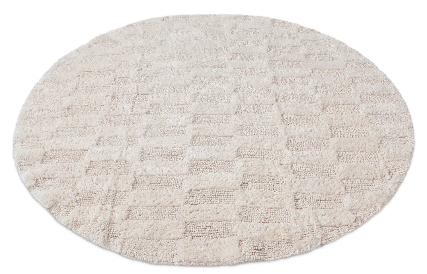 Round bath mat - Bevin (Offwhite)