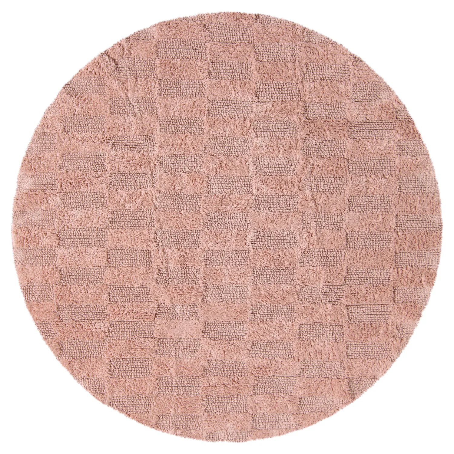 Round bath mat - Bevin (pink)