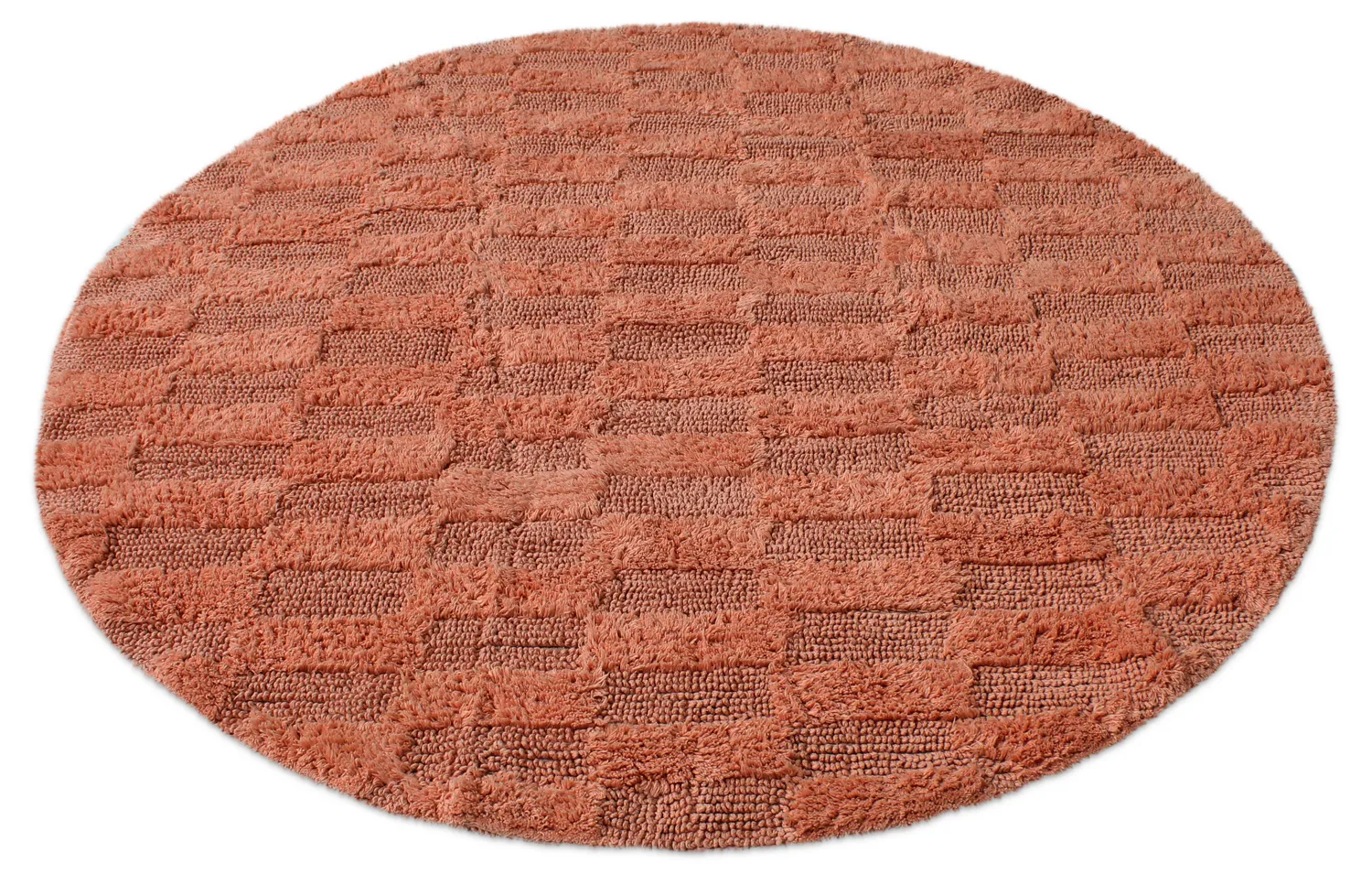 Round bath mat - Bevin (Terracotta)
