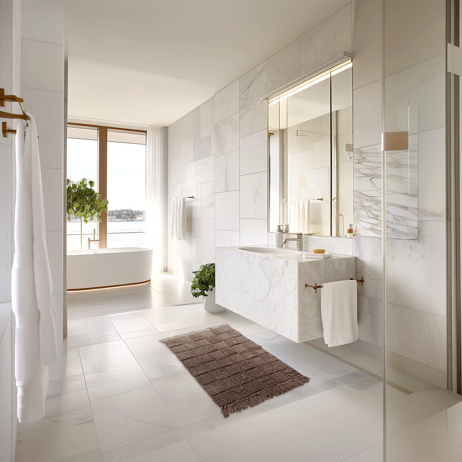 Bath mat - Duna (brown)