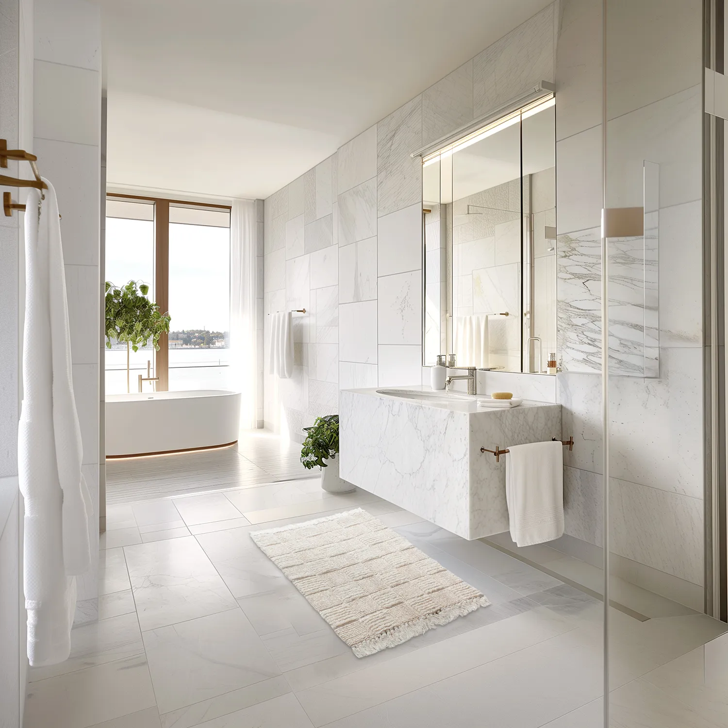 Bath mat - Duna (offwhite)