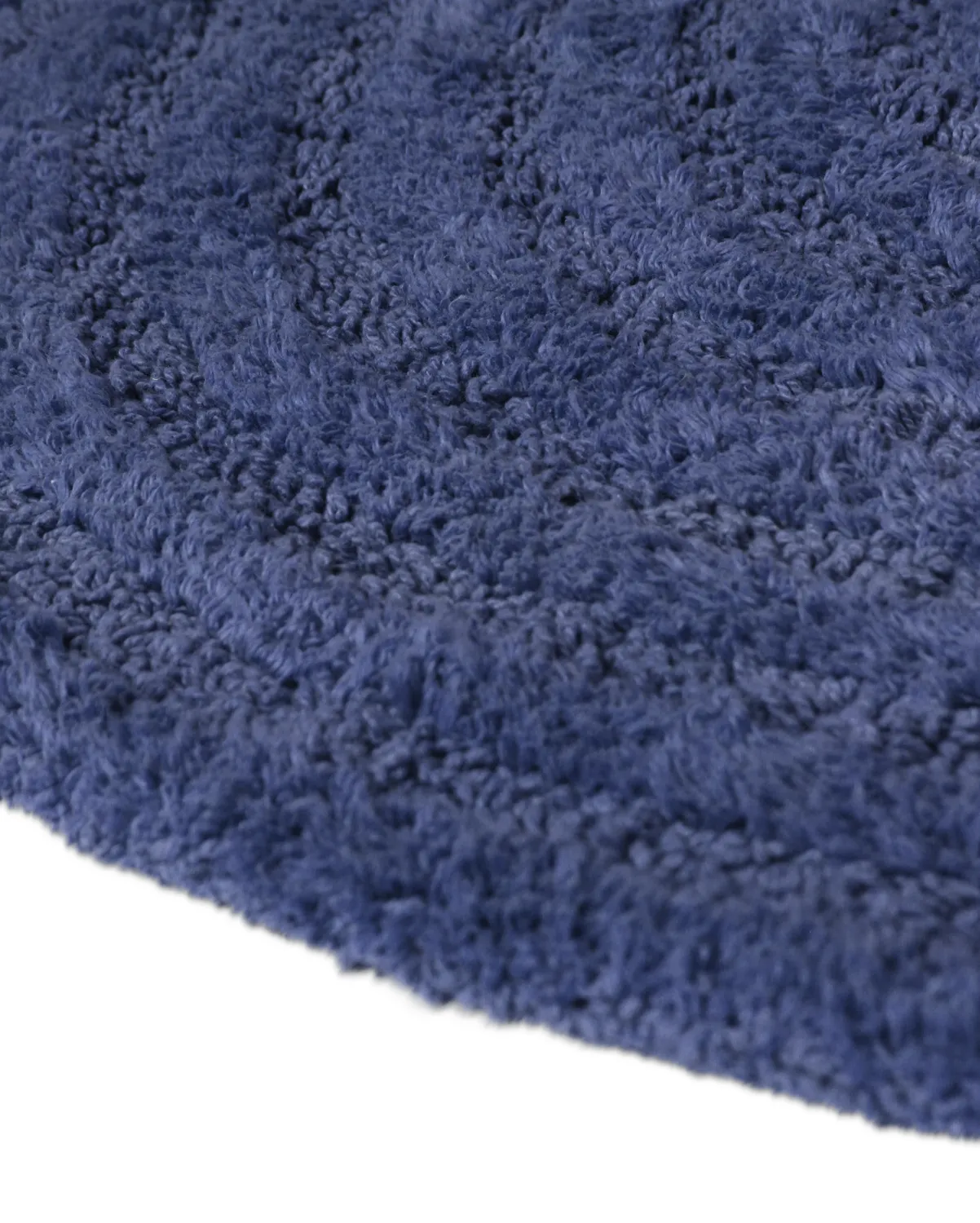 Round bath mat - Embla (blue)
