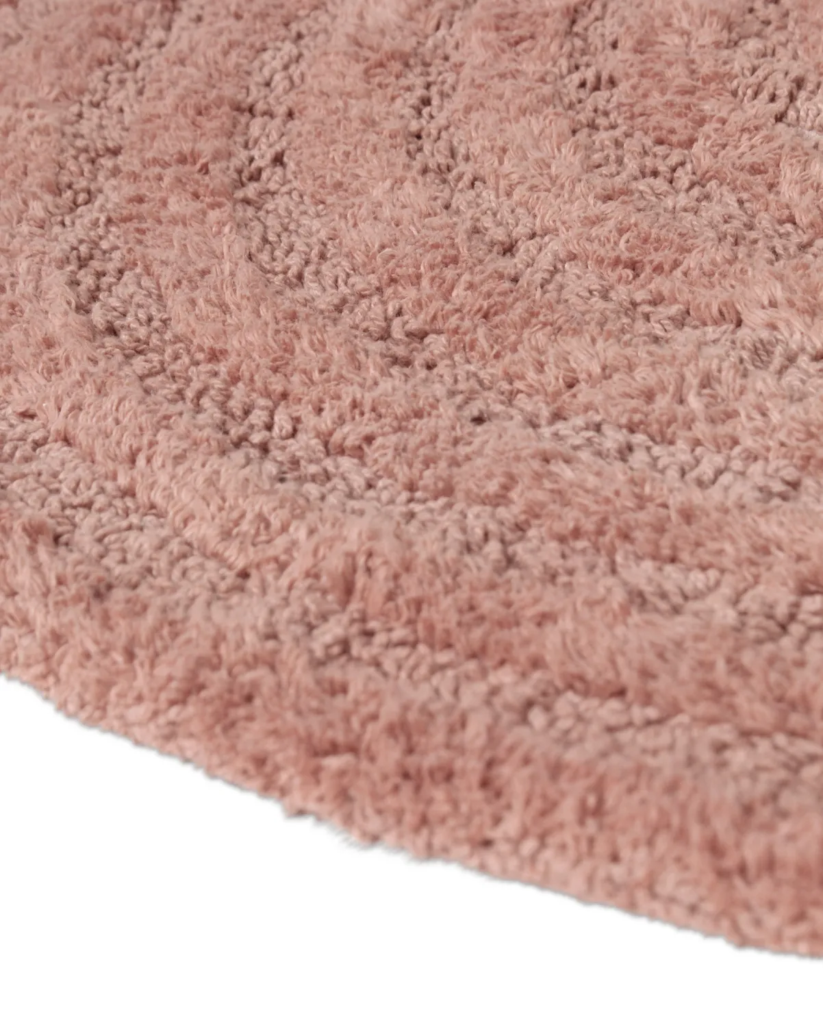Round bath mat - Embla (pink)