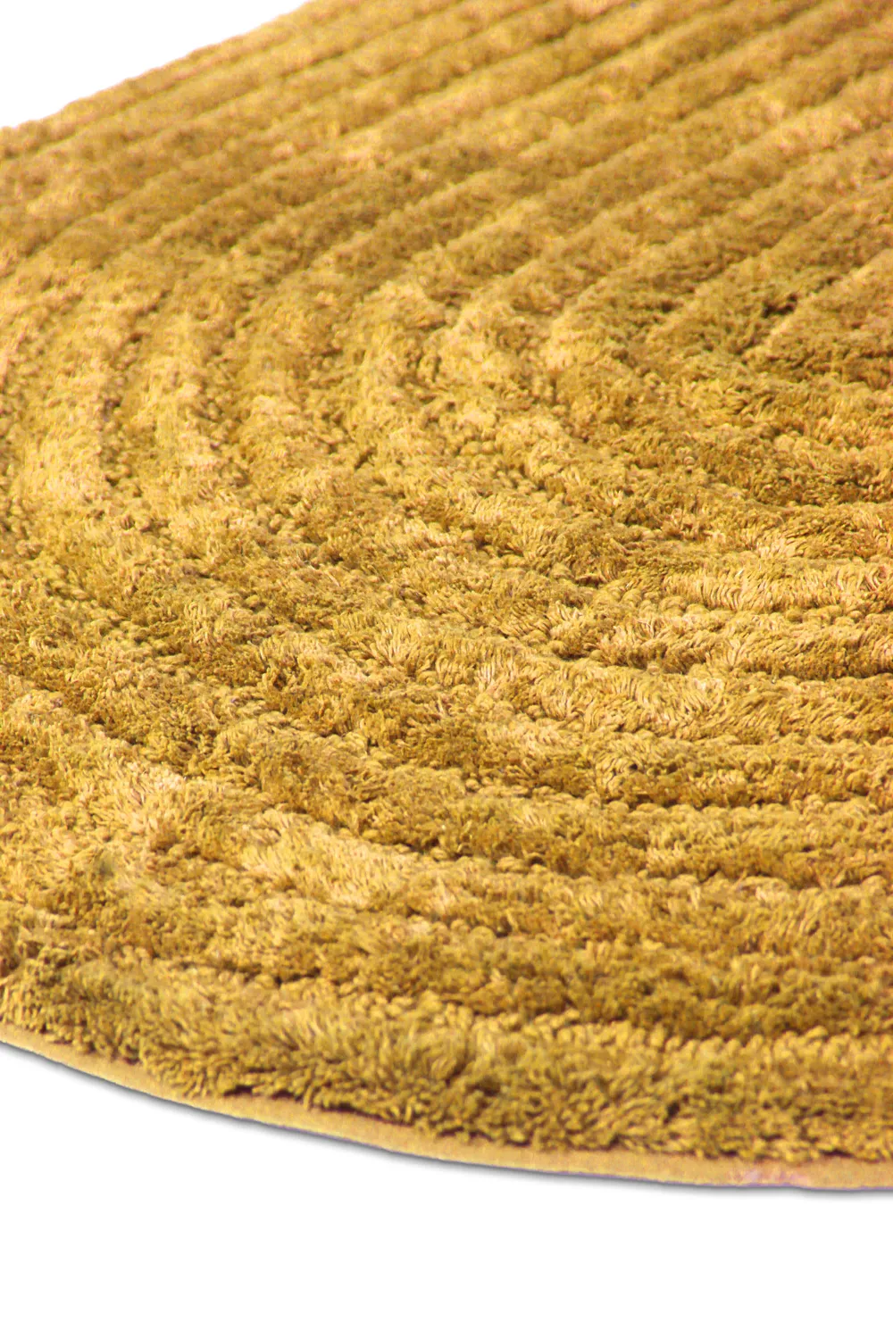 Oval bath mat - Eveena (yellow)