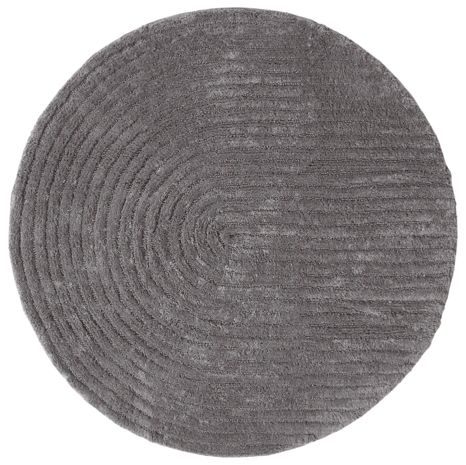 Round bath mat - Evena (dark gray)