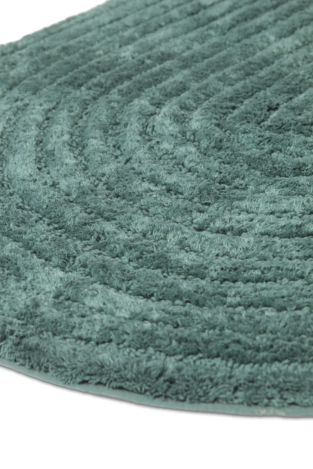 Oval bath mat - Evena (dark green)