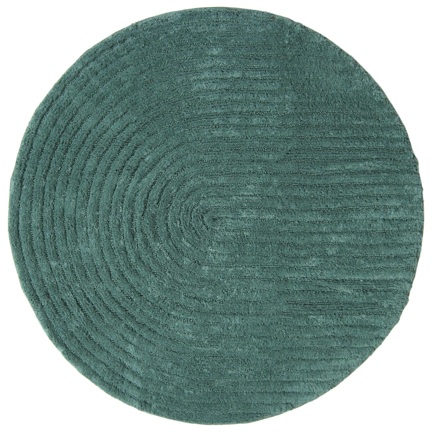 Round bath mat - Evena (dark green)