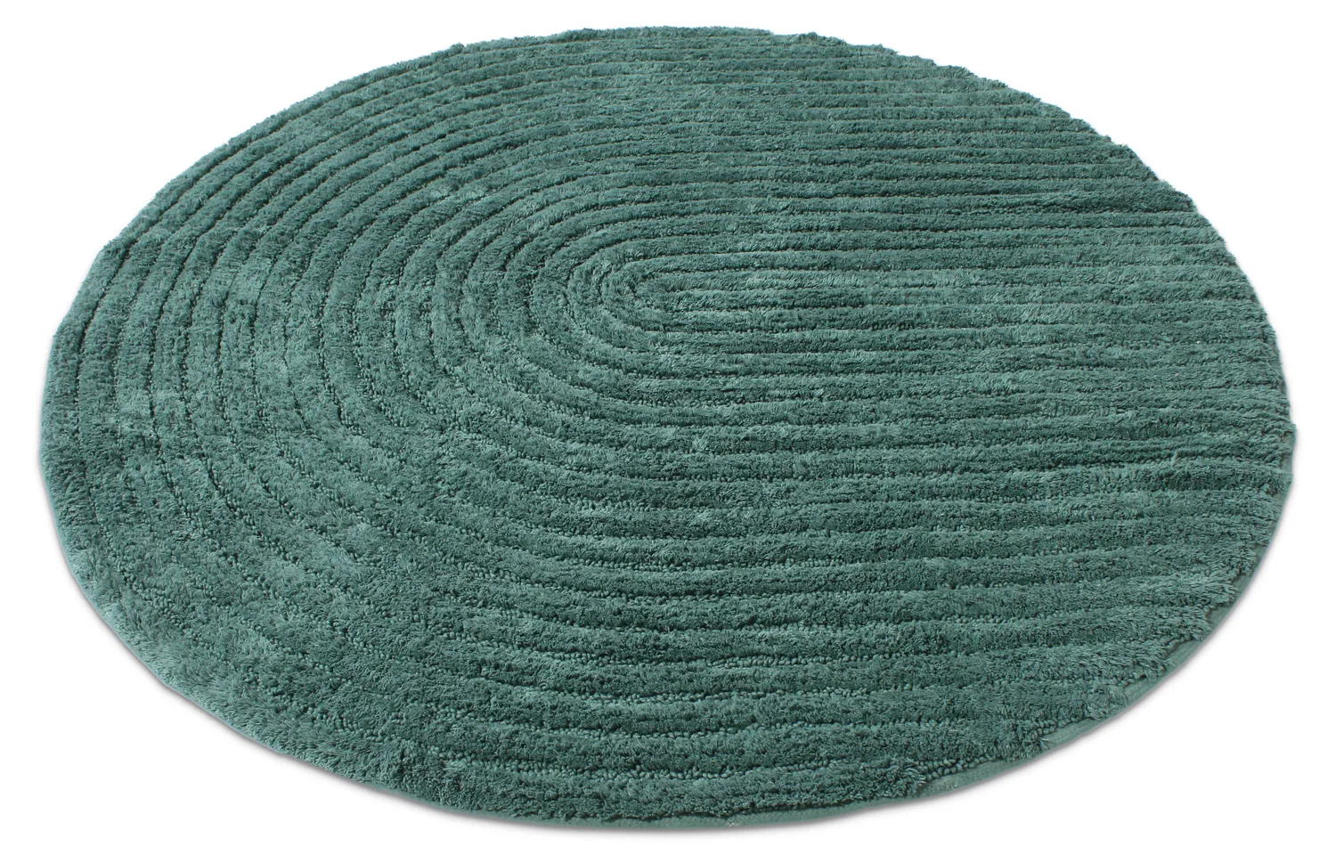 Round bath mat - Evena (dark green)