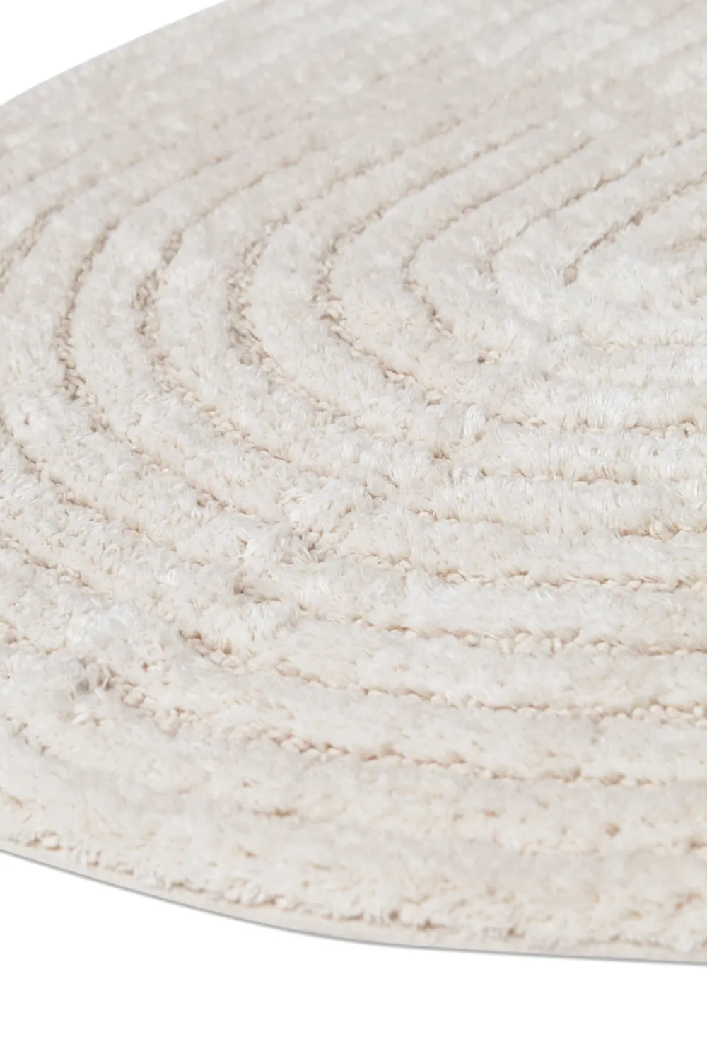 Oval bath mat - Eveena (offwhite)