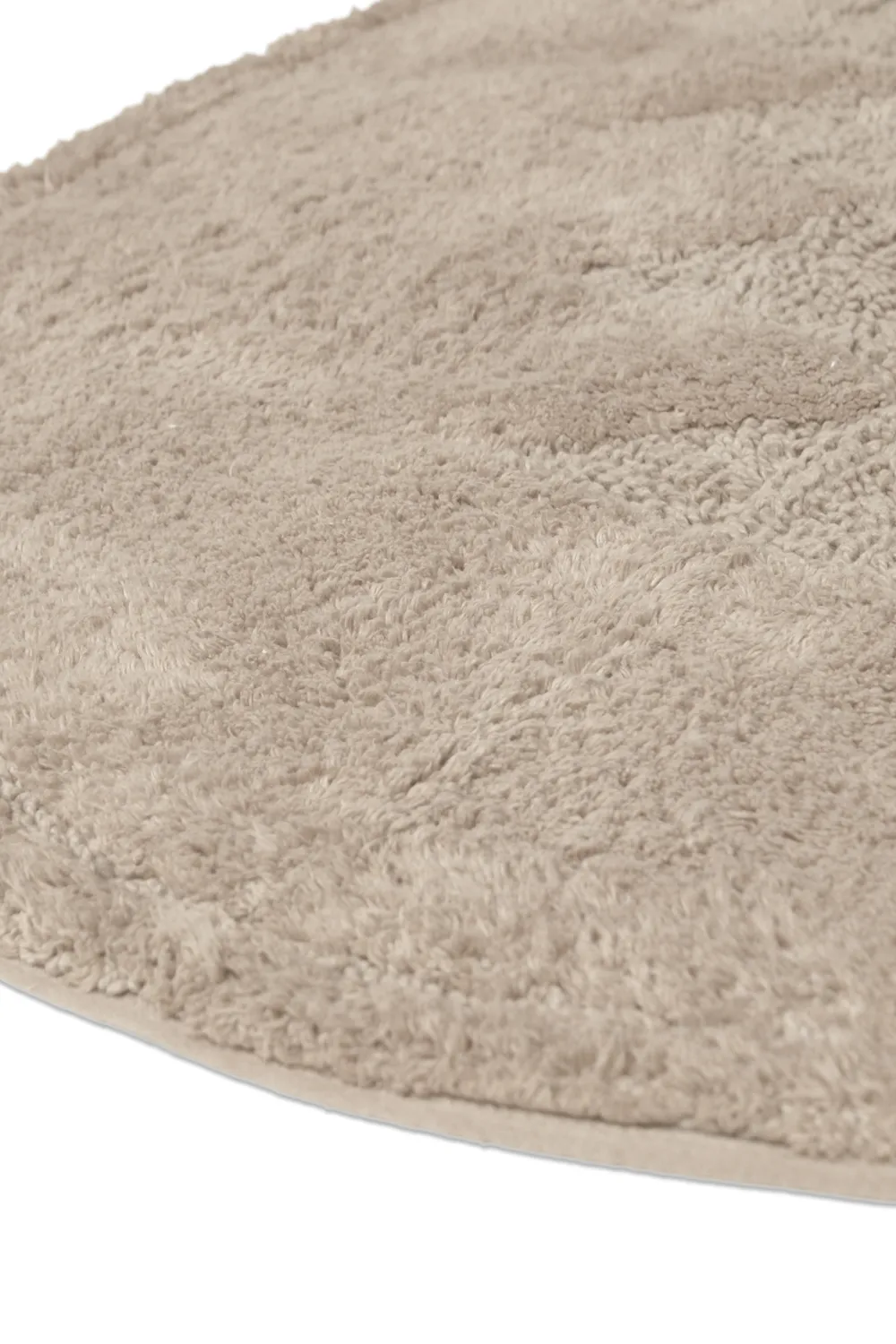 Oval bath mat - Gertie (beige)