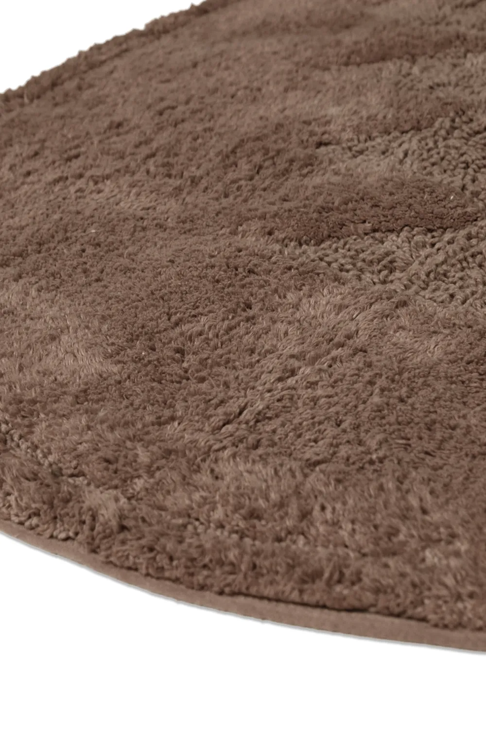 Oval bath mat - Gertie (brown)