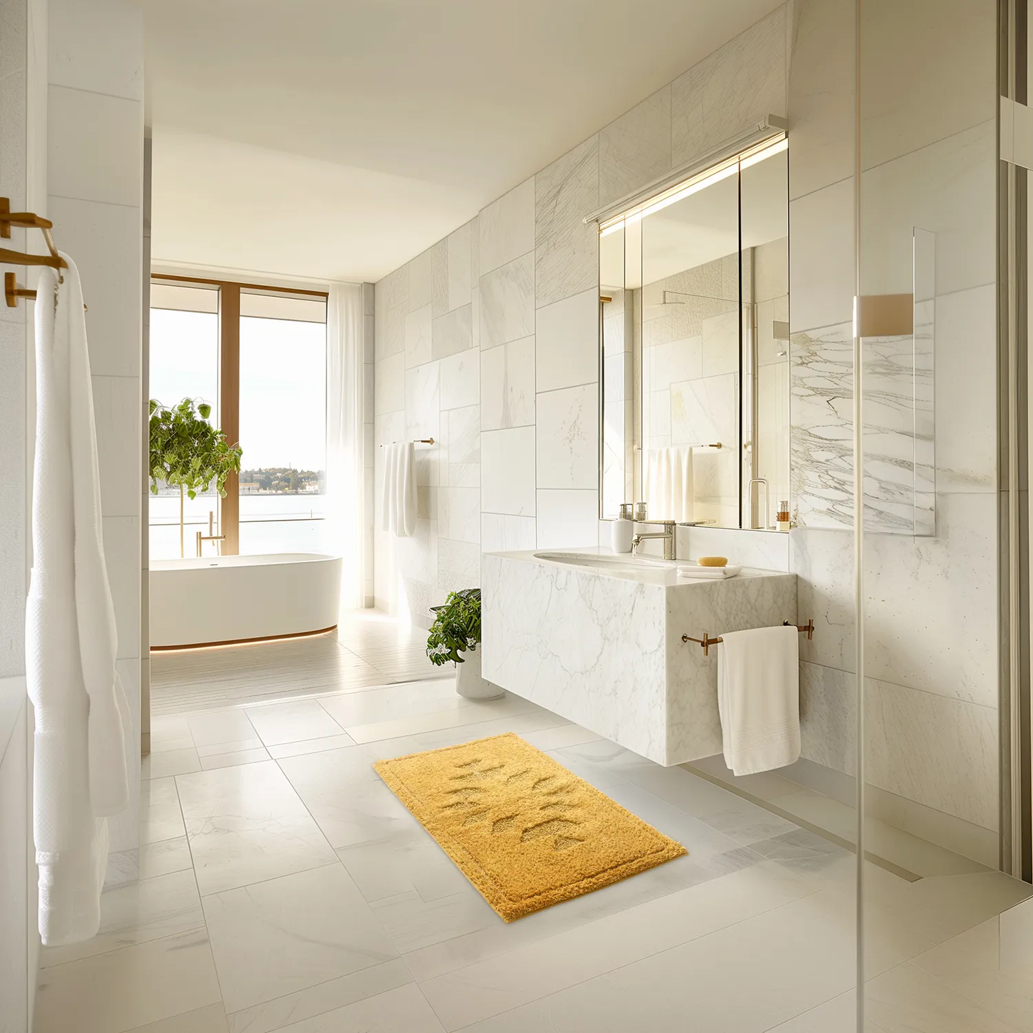Bath mat - Gertie (yellow)