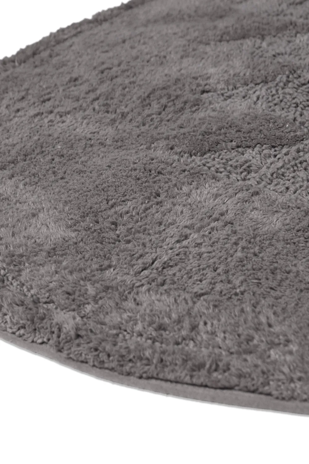 Oval bath mat - Gertie (dark gray)