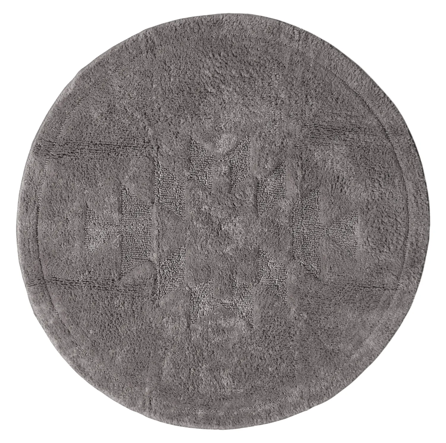 Round bath mat - Gertie (dark gray)