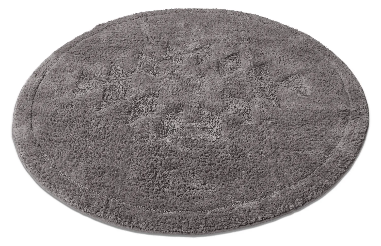 Round bath mat - Gertie (dark gray)