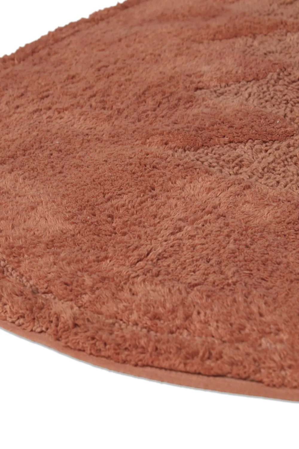 Oval bath mat - Gertie (Terracotta)