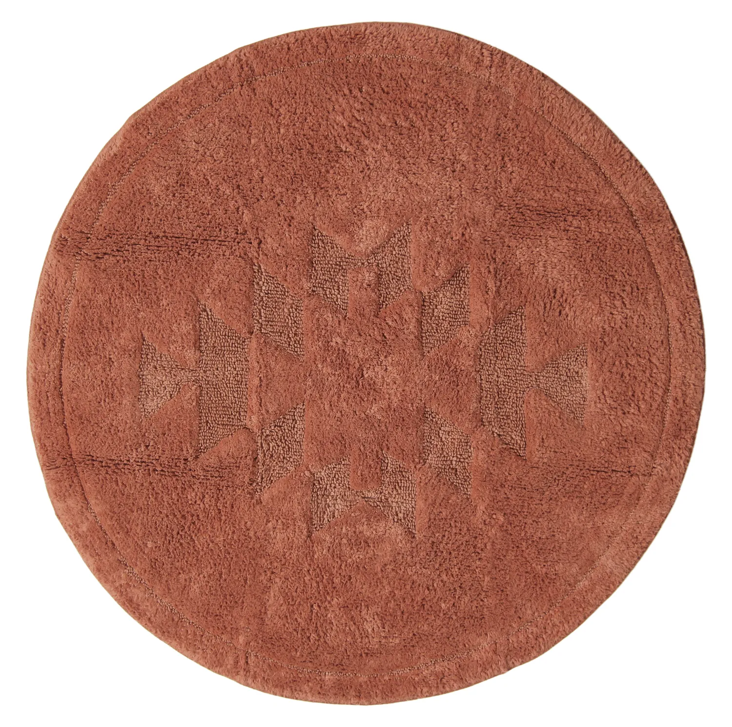 Round bath mat - Gertie (Terracotta)