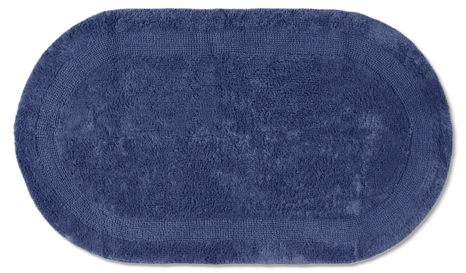 Oval bath mat - nila (blue)