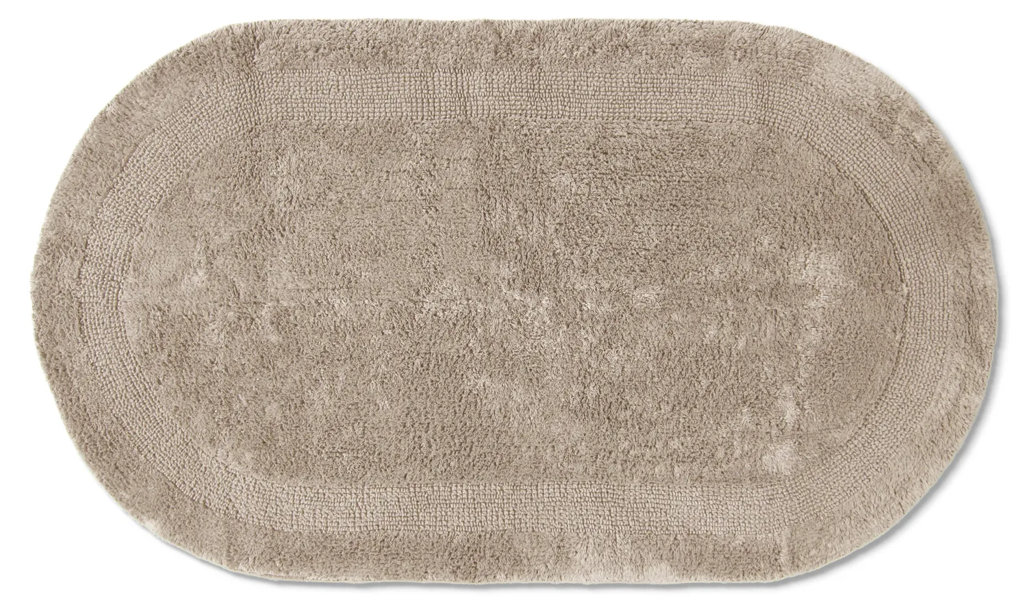 Oval bath mat - nila (beige)